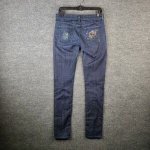 Citizens of Humanity Jeans 27 Skull & Bunny Avedon Skinny Leg Dark Paris EUC